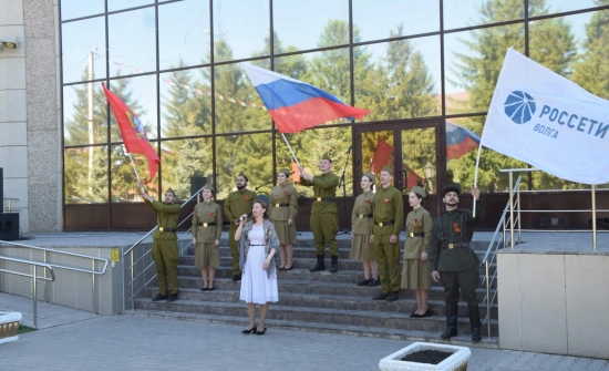Оренбургские Энергетики поздравили с Днем Победы!